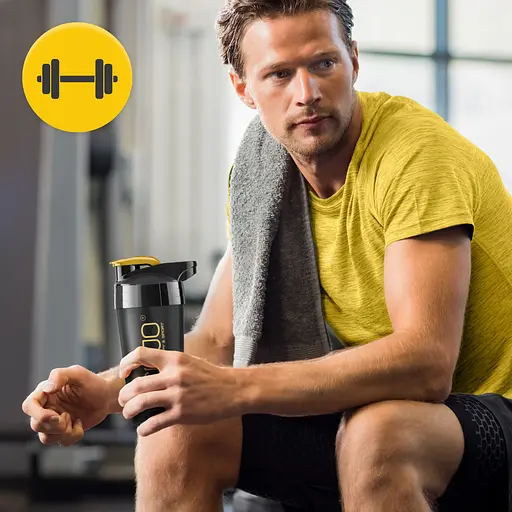 Шейкер спортивний 4FIZJO Ultra 700 мл Black/Gold (P-5905973407038) - фото 13