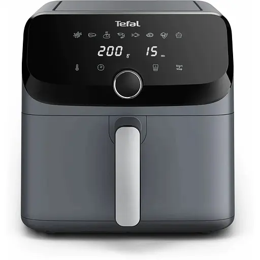 Мультипечь Tefal Easy Fry Mega 1700Вт 7.5л 8 программ пластик темно-серый