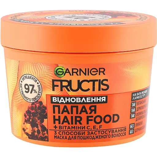 Маска для пошкодженого волосся Garnier Fructis Superfood Mask Відновлення 400 мл - фото 2