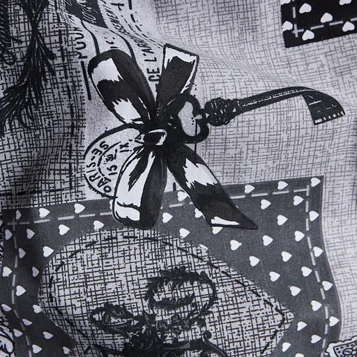 Пододеяльник Moon&Star Бязь Gold Люкс Vintage Keys Двуспальный 175x210 см - фото 4