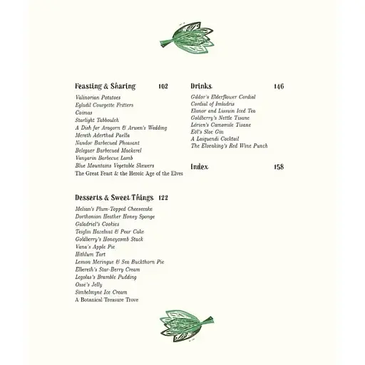 Recipes from the World of Tolkien Volume II. The Elven Cookbook - фото 3