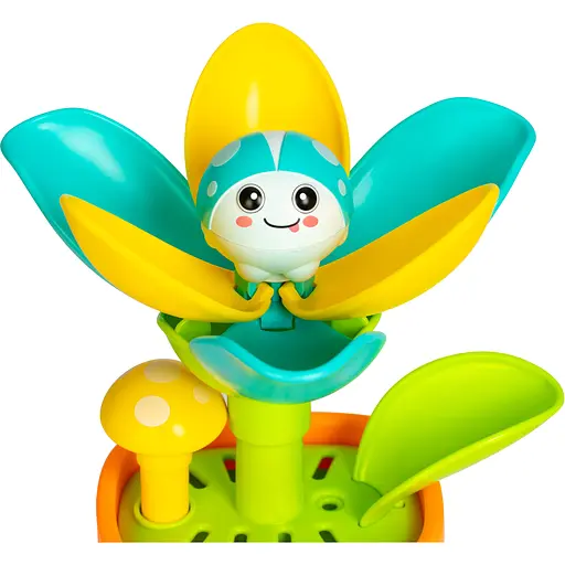 Набор игрушек для ванны Baby Team Очаровательный цветок (9031_цветок голубая) - фото 2