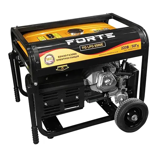 Генератор двухпаливний Forte FG LPG-6500E - фото 3
