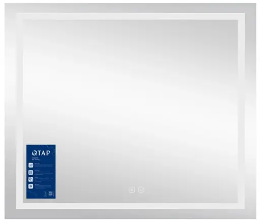 Зеркало Qtap Mideya с LED-подсветкой Touch Reverse QT2078NCF8070W - фото 2