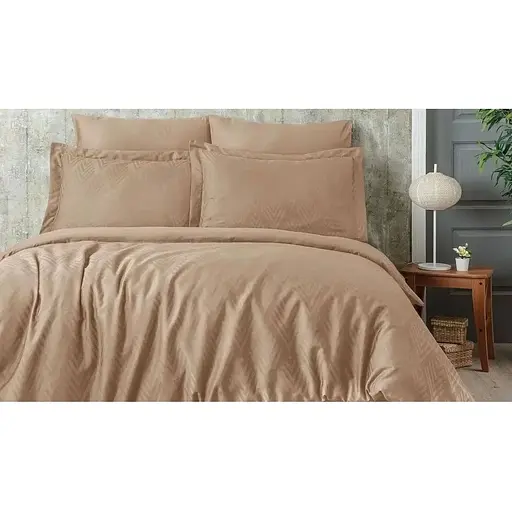 Постільна білизна Tivolyo Home Diamond Capucino Жаккард Tivoli Home pbe0051559 - фото 1