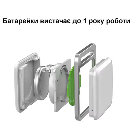 Мини GPS трекер - bluetooth маячок в виде брелока с автономной работой до 1 года FindmyTag, черный (101155) - фото 4