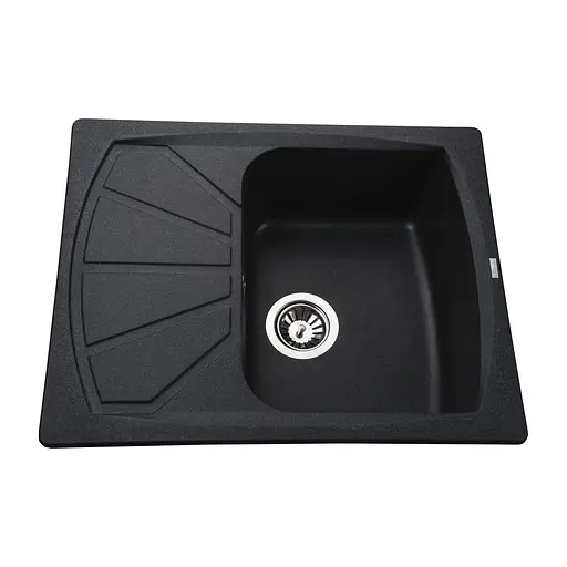 Гранитная мойка Globus Lux Tana графит 650x500 мм А0001, Графит - фото 1