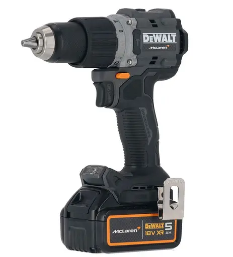 Дрель-шуруповерт ударная DeWalt McLaren F1 Team Limited Edition с АКБ и ЗП DCD85MP2T - фото 2