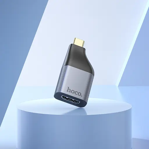 Адаптер перехідник Hoco UA33 Type-C to HDTV metal grey - фото 7