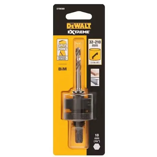 Тримач DeWalt Extreme для біметалевих коронок Ø 32-210 мм (DT90368)