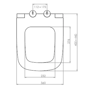 Сиденье для унитаза NKP Lento с крышкой и функцией микролифта 0405 - фото 6