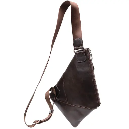 Шкіряна чоловіча сумка GRANDE PELLE 20х30х2 см sum0023590 - фото 2