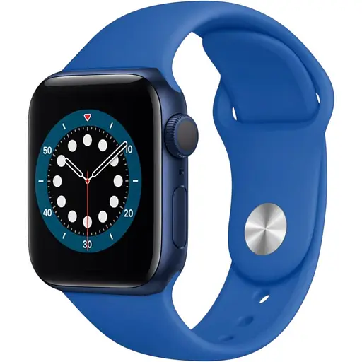 Ремешок DK CDK для Apple Watch 44mm (Series 4 / 5 / 6 / SE1 / SE2) M / L Silicone Sport Band (05531) (denim