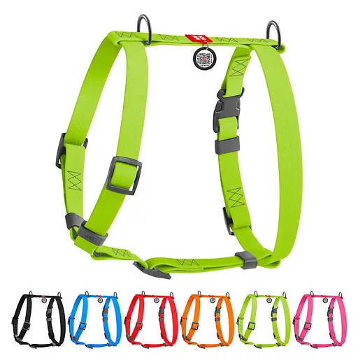 Шлея для собак водостійка анатомічна Н-подібна Waudog Waterproof з QR-паспортом пластикова пряжка-фастекс S Ш 15 мм А 28-42 - фото 4