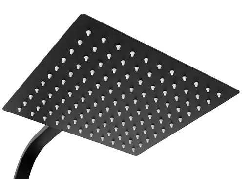 Душова система Rea Milan чорний матовий (регулювання висоти) REA-P7000, Чорний матовий - фото 3