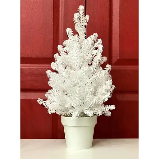 Ялинка Hvoya Traditional лита в горщику 50 см біла новинка