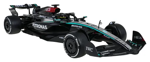 Машинка Mercedes-AMG F1 W15 E Performance Black чорний RASTAR модель 1:12 Автомобіль на дистанційному керуванні + пульт - фото 6