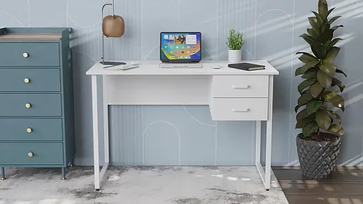 Компьютерный стол Гарри 75x140x60 серый ДСП Сосна Кембра 16мм FRD-101465 - фото 4