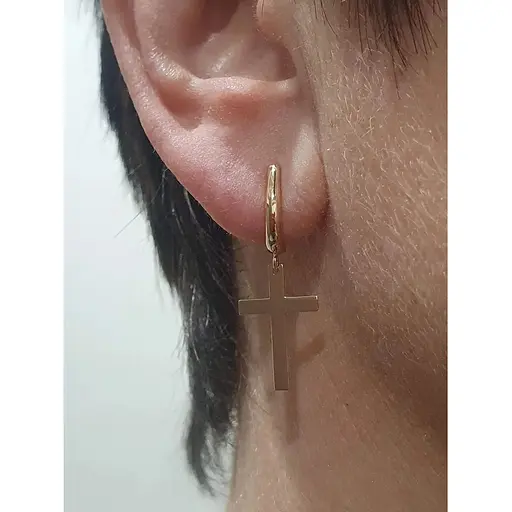 Золоті сережки Favoritum Хрестики. 210180 - фото 2