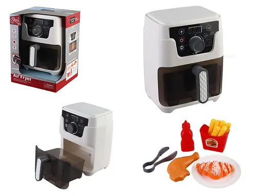 Ігрова побутова техніка "Аерогриль" 21см, світло, звук, продукти F2321