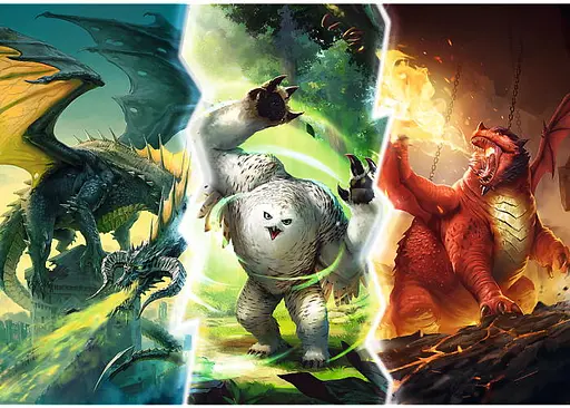 Пазл Trefl Легендарные монстры Подземелья и драконы 1000 эл. (10763) - фото 3