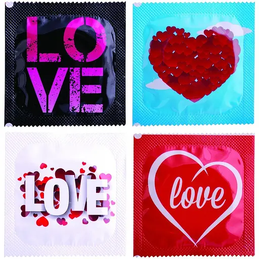 Презервативы с сердцами Pasante Love