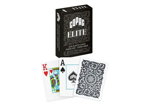 Карти гральні United States Playing Card Company Copag Elite 100% Plastic Jumbo Index (в асортименті) (ВР_КГКЕ100) - фото 5