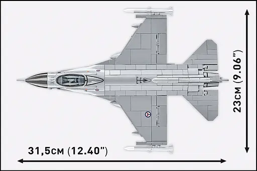 Конструктор Самолет истребитель F-16AM Fighting Falcon COBI 5913 - фото 8