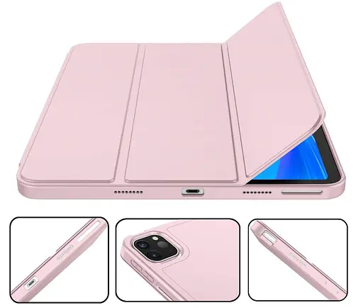 Чохол-книжка CDK для Apple iPad Pro 11" 3gen 2021 Еко-шкіра силікон Smart Case cлот стилус (019307) pink - фото 3