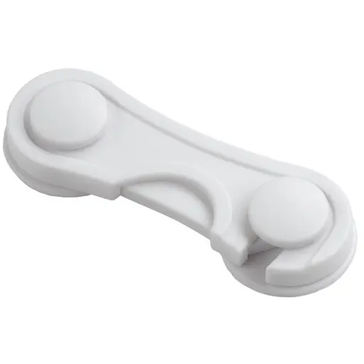 Замок на мебель защита от детей, блокиратор для ящиков 9.5 см White (16044) - фото 1