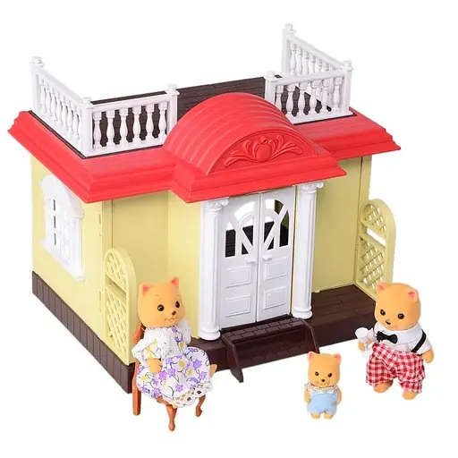 Игровой набор домик лесной с мебелью и фигурками IF255