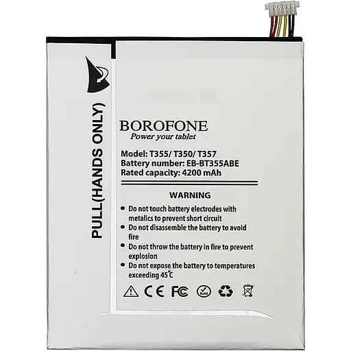 Акумулятор Borofone EB-BT355ABE для Samsung T355/T350/T357