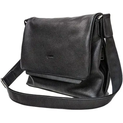 Мужская кожаная сумка Tarwa через плечо с клапаном 36х28х6 см sum0028345 - фото 1