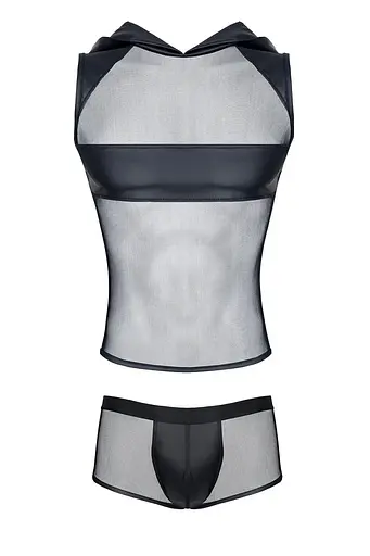 Комплект футболки та шорти Regnes Fetish Planet XXL (чорний) - фото 14