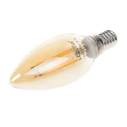 Лампа Brille світлодіодна LED 4W E14 COG WW C35 Amber 220 В