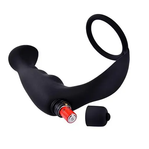 Анальний вібромасажер простати Roger-4 Чорний K000575 - фото 6