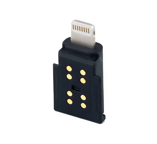 Адаптер-перехідник для мікрофона DJI Mic 2 Lightning, Чорний (CP.RN.00000334.01) - фото 2