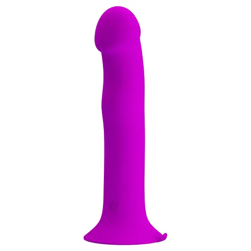 Фалоімітатор Pretty Love Murray Dildo with Vibration 19 см фіолетовий - фото 4