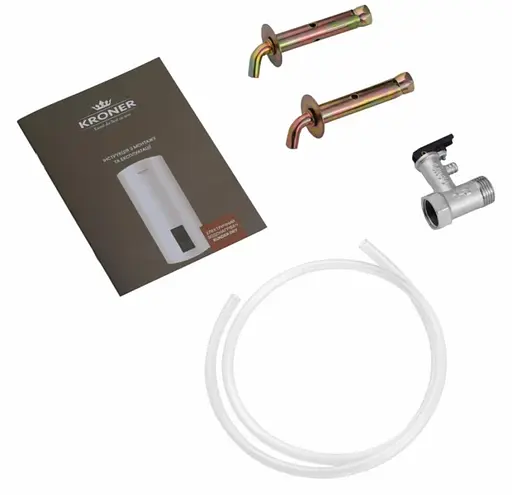 Водонагрівач Kroner Runder K80VH2-D 80 л, 2 кВт, сухий ТЕН, універсальний, циліндричний, білий (CV034362) - фото 6