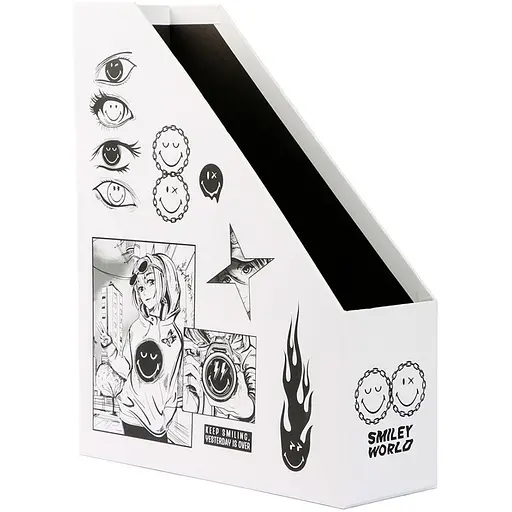 Лоток для документів Yes Smiley World вертикальний картон (450247) - фото 1