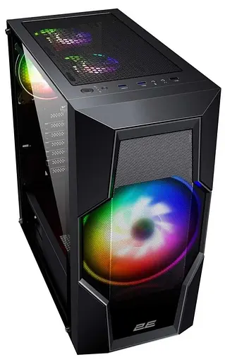 Корпус 2E Gaming Turbo Black (2E-G2057B) Без БП - фото 2