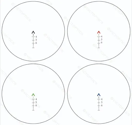 Прицел оптический Vector Optics C1 4x32 Red, Green, Blue Chevron - фото 2