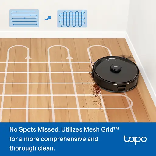 Робот-пилосос TP-Link TAPO RV 30 MAX LIDAR з підтримкою вологого прибирання + док-станція - фото 5
