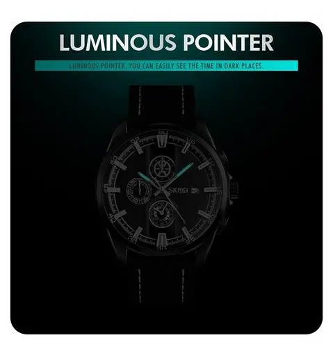 Мужские наручные часы Skmei 9181 Черный - фото 6