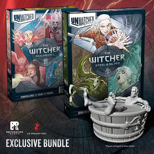 Настольная игра Geekach Games Unmatched: The Witcher - Коллекционный набор (Unmatched Witcher Bundle) (укр.) + уникальные промо! (GKCH0243)