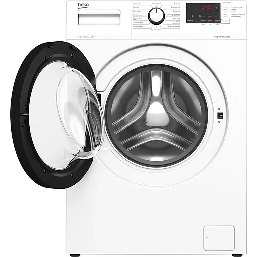 Стиральная машина Beko фронтальная 6 кг 1200 A+++ 45 см дисплей инвертор белый - фото 1