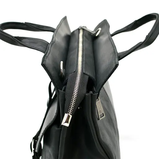 Чоловіча шкіряна сумка TARWA 30х39х12 см sum0026079 - фото 9