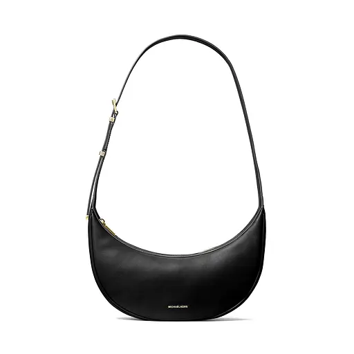 Женская сумка MICHAEL KORS Avra Medium Leather Crossbody Bag (BLACK)