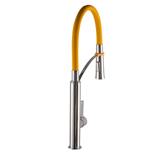 Змішувач для кухні Topaz Sardinia TS 8817-H23-Y-S Жовтий - фото 3