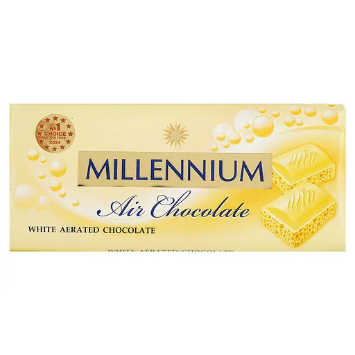 Шоколад білий Millennium пористий 85 г (849569)